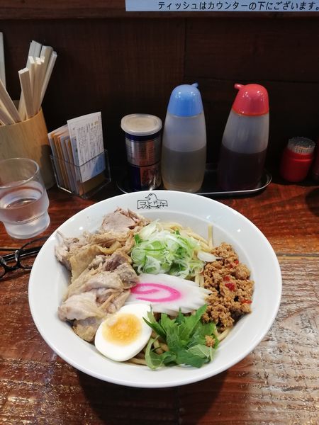 「中300g+豚マシ　1090円」@まぜそばコンドルの写真