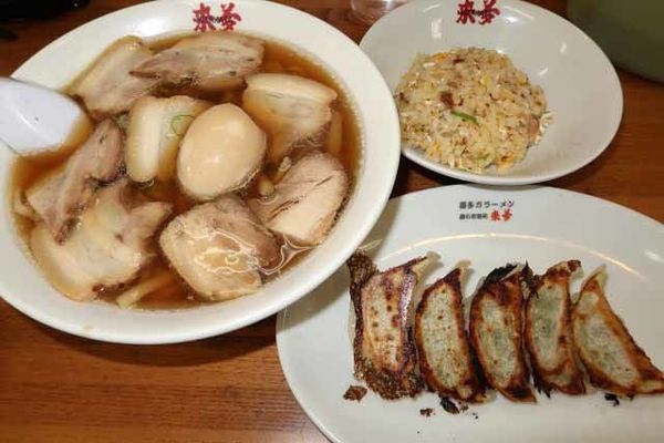 「ごっつぉ～セット　1,463円」@喜多方ラーメン 来夢 喜多方本店の写真