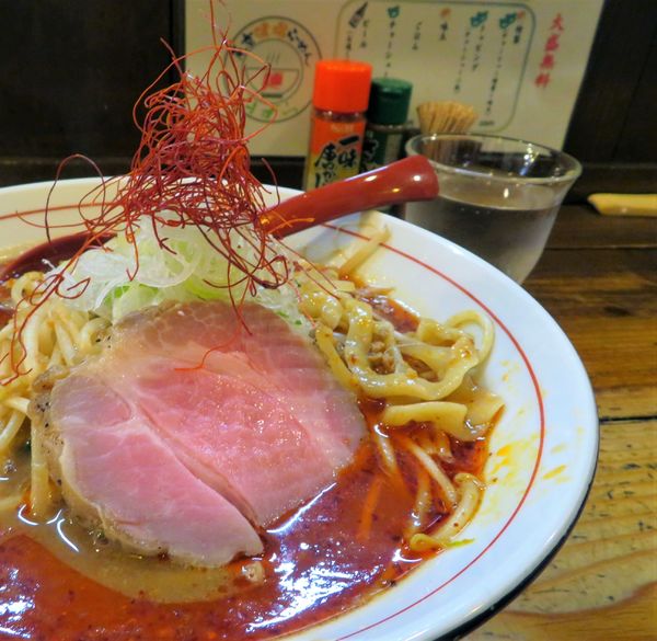 「辛味噌（850円）」@東京味噌らーめん 鶉の写真