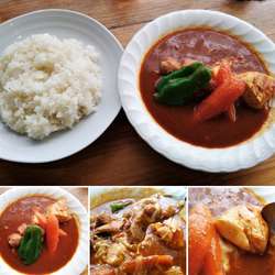 カマンベールチキンカレー　1144円