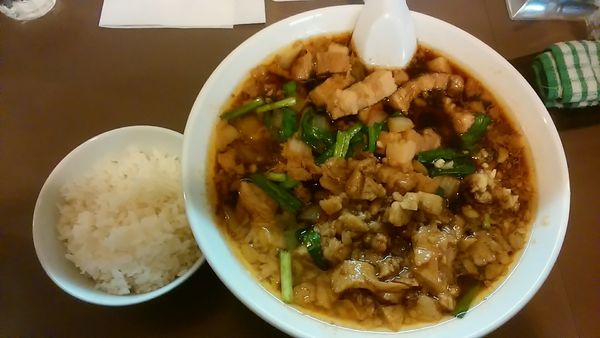 「スタ満ソバ（850円）」@元祖スタミナ満点らーめん すず鬼の写真