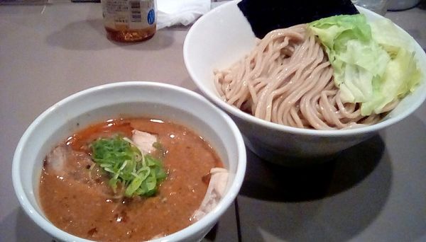 「肉入り海老味噌つけ麺 大盛」@つけ麺 五ノ神製作所の写真