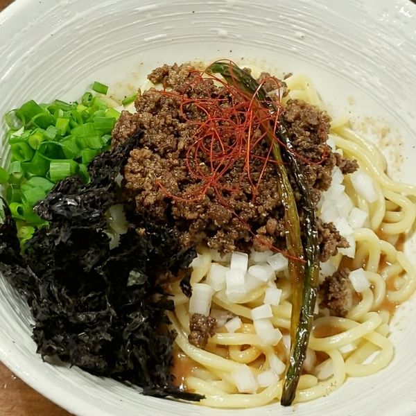 「【限定】電撃⚡味噌山椒まぜそば（追い飯付）８５０円」@三代目 むじゃきの写真