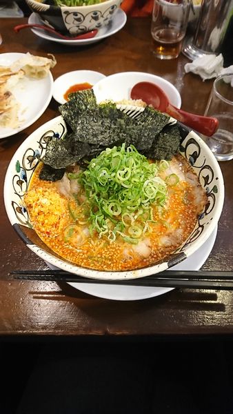 「味噌ラーメン　辛うま」@きぼう軒 有野店の写真