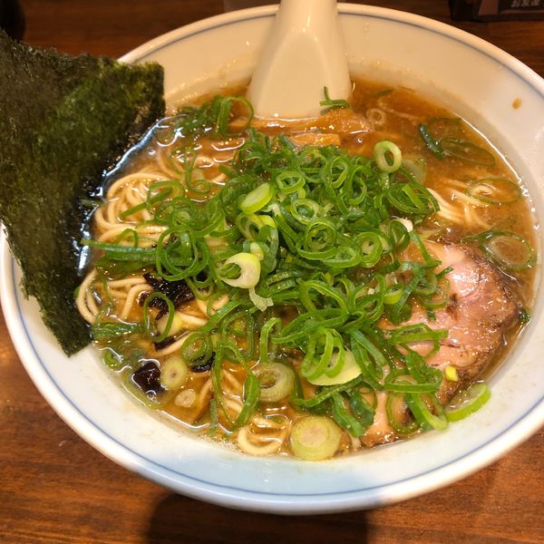 「ねぎ増しそば」@中華そば むらさき山の写真