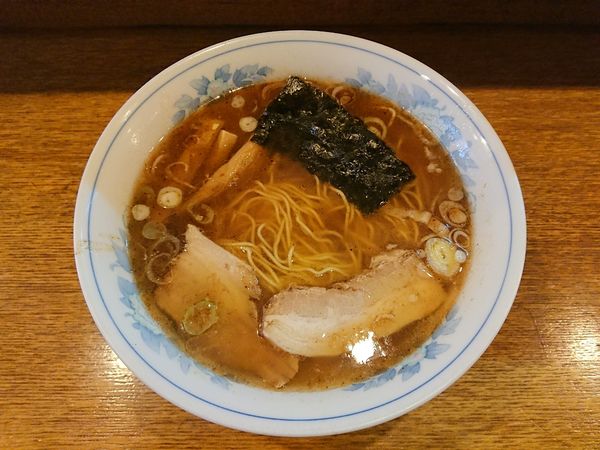 「らーめん 600円」@らーめん 丸長の写真