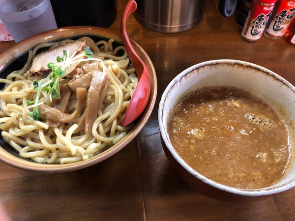 「豚骨魚介つけ麺 並800円」@麺屋 六弦の写真