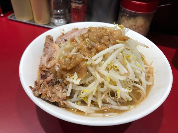 「ラーメン300g 　野菜　脂　普通」@立川マシマシ 国分寺店の写真