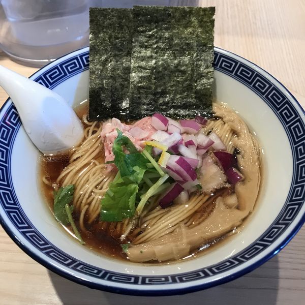 「【数量限定】国産アゴ煮干しそば（￥930）」@中華そば 竹むらの写真