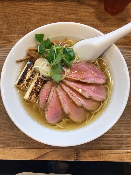 「【期間限定】トリュフ香る鴨チャーシュー・塩 1,100円」@らぁめん山と樹の写真