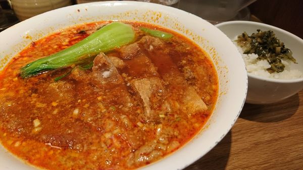 「【昼】排骨担々麺」@Renge no Gotokuの写真
