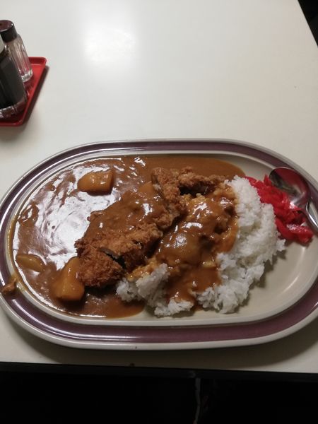 「カツカレーライス　　560円」@タブチの写真
