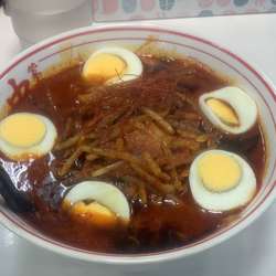 限定焦がし味噌卵麺(辛さ5倍＋こんにゃく麺変更)