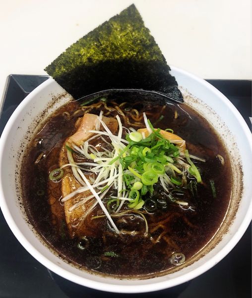 「黒焦醤油ラーメン」@総のらーめん 酒々井PA(下り)店の写真