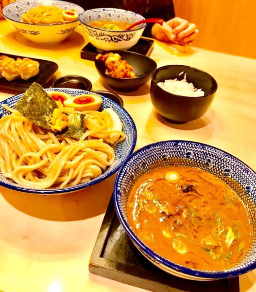 「ウニつけ麺」@必死のパッチ製麺所の写真