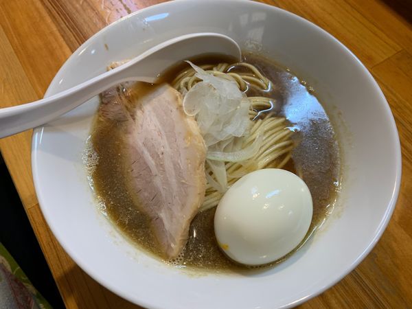 「中華そば＋味玉」@煮干中華ソバ イチカワの写真