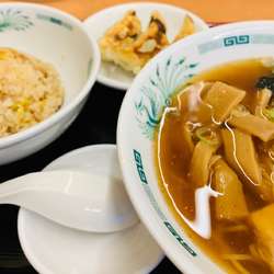 【限定】中華そばセット（麺固￥690）