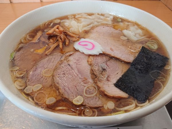 「チャーシューワンタン麺(麺かため)」@大宮大勝軒の写真