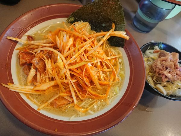「ネギらーめん＋ミニネギ飯」@誠屋 大森山王店の写真