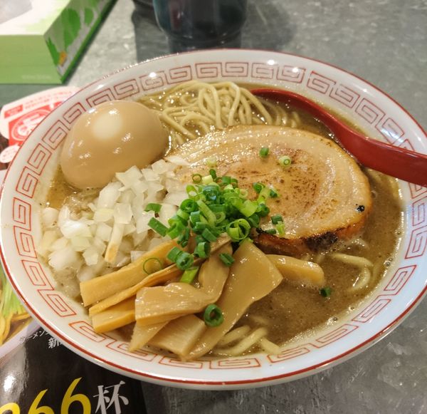 「味玉煮干そば ラーパス大盛」@らーめんキッチン かえでの写真