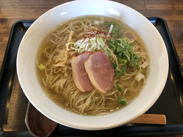 「鴨出汁白大盛り」@麺屋 葵の写真