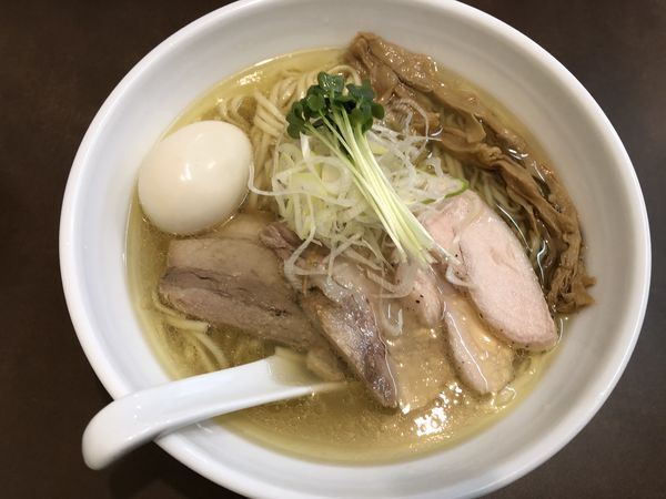 「特製鶏塩拉麺大盛り」@麺屋 心羽の写真