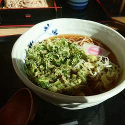 春菊天そば