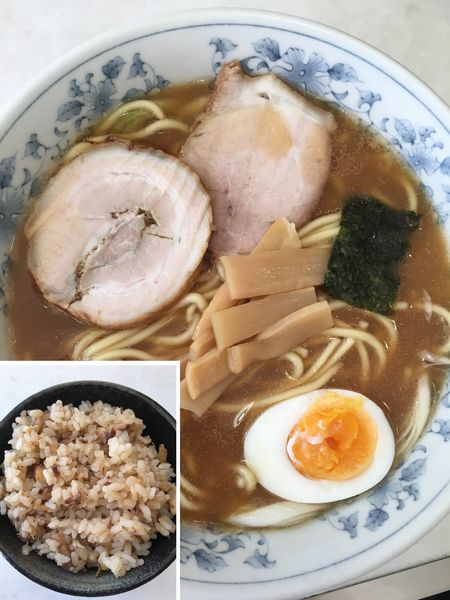 「中華そば690円＋チャーシュー御飯120円」@浦和大勝軒の写真