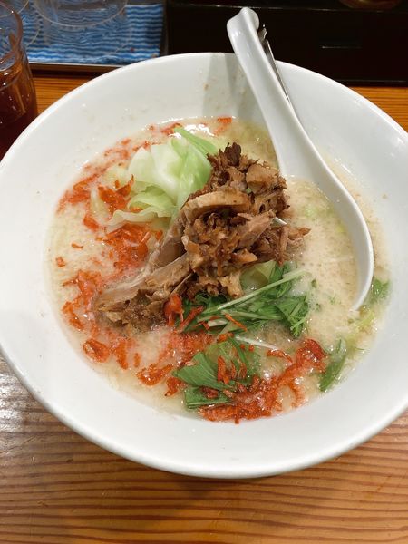 「【11月限定】海鮮胡麻白湯そば990円」@らぁ麺屋 つなぎの写真