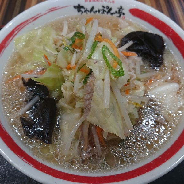 「近江ちゃんぽん890円」@ちゃんぽん亭総本家 甲賀土山SA店の写真