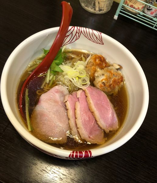 「限定麺・トリュフ馨る4種のきのこの鶏そば」@麺処 あす花の写真