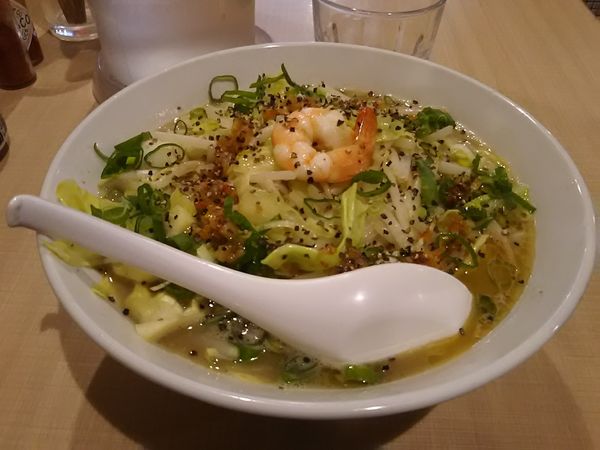 「シーフードラーメン大盛り900円」@らーめん カッパハウスの写真