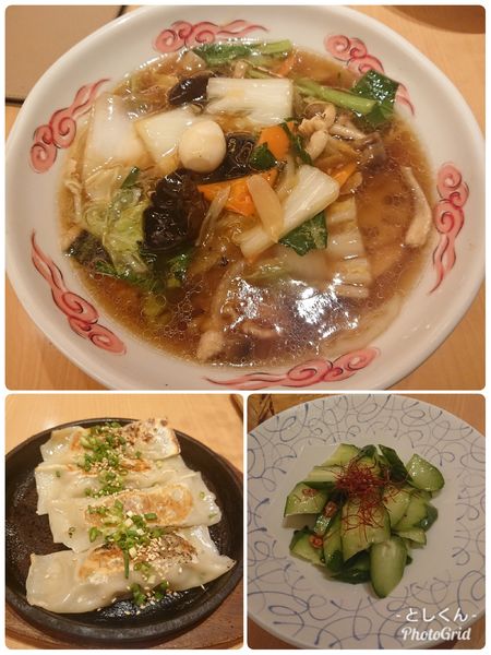「広東  うま煮あんかけ麺 他」@中華麺ダイニング 鶴亀飯店の写真