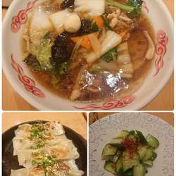 広東  うま煮あんかけ麺 他