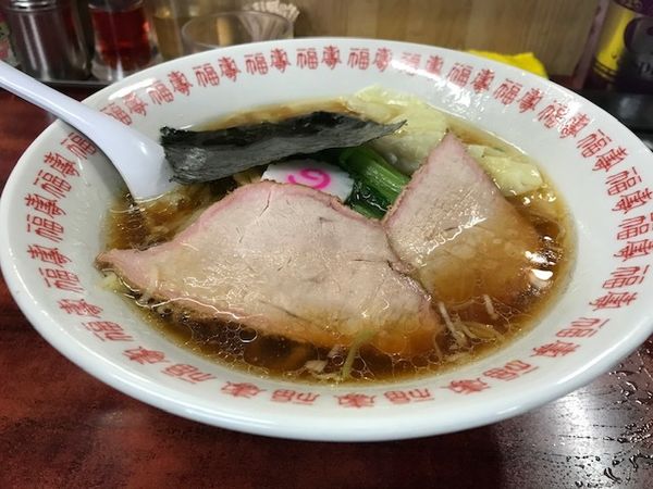 「ワンタン麺￥1000」@白河中華そばの写真