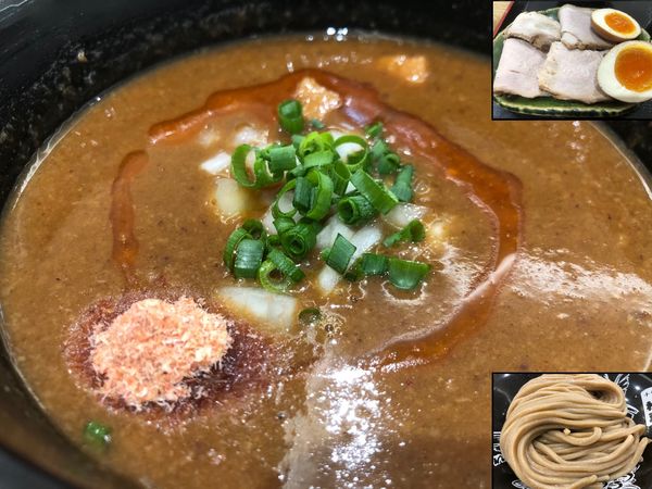 「甘エビ特製全部入りつけ麺」@松戸富田麺桜の写真