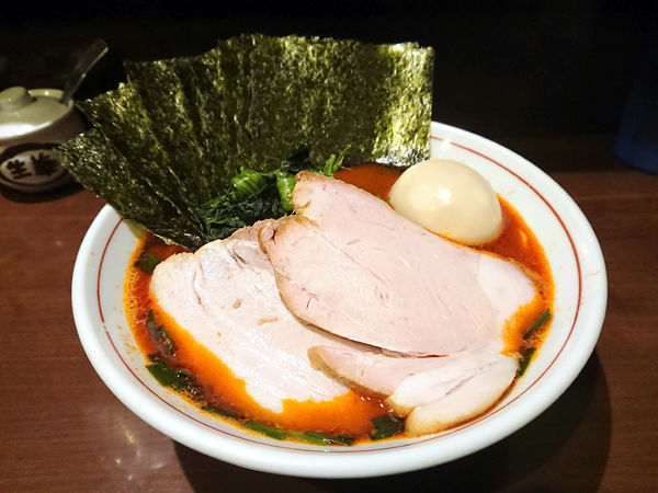 「からしめん+のり」@らーめん飛粋の写真