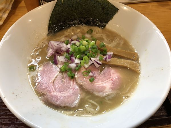 「にぼ白湯そば　￥９００」@麺屋 希楽夢の写真