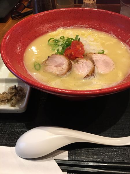 「鶏煮干しラーメン 塩　大盛り」@麺や いま村の写真