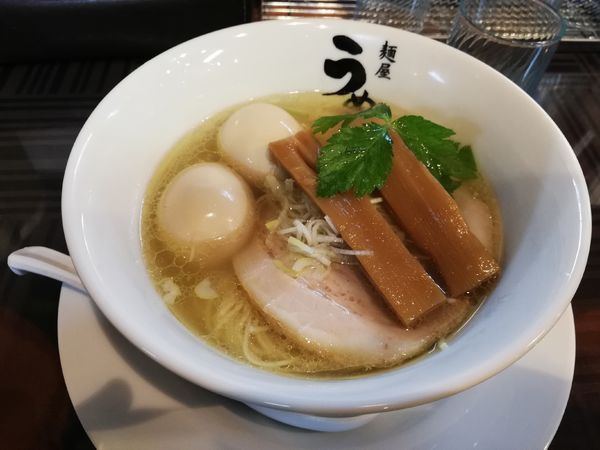 「味玉塩らーめん」@麺屋 うめはら あずま店の写真