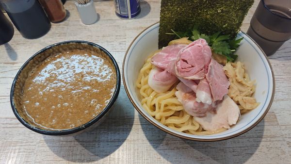 「【平日限定】つけそば 920円 + 鶏飯 380円」@中華そば 四つ葉の写真