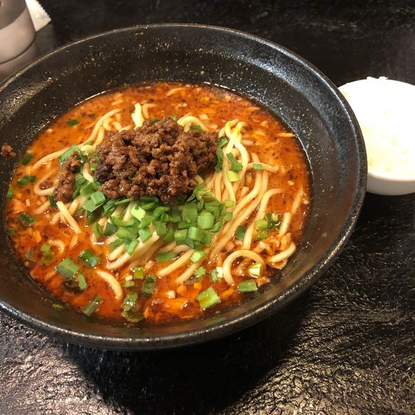 「担々麺+小ライス」@虎穴の写真