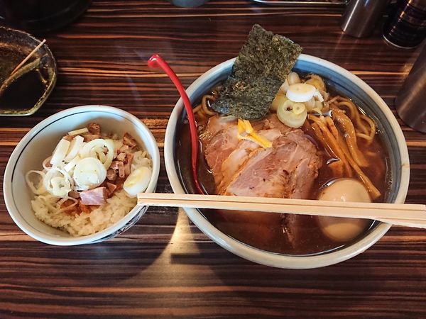 「味玉焼豚大盛￥１１５０」@中華そば 螢の写真