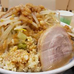ラーメン全マシ　ニンニクアブラ　トリプル