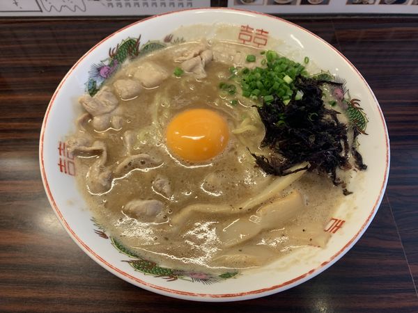 「中華肉玉そば 750円」@めん処 夢ノ弥の写真