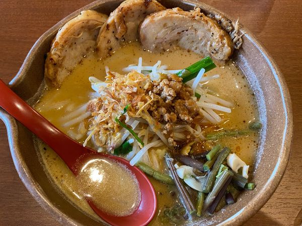「信州味噌味噌漬け炙りチャーシュー麺¥1,080」@麺場 田所商店 平塚店の写真
