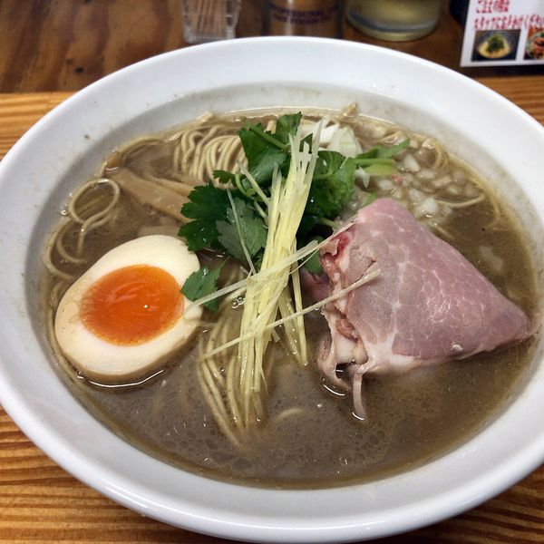 「【限定】濃厚まぐろそば(850円)、いわし丼(450円)」@中華そば よしかわの写真