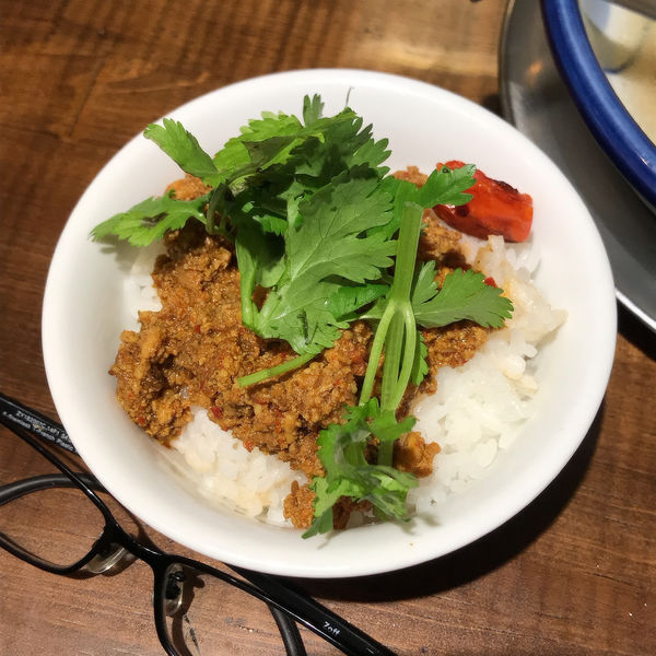 「ラムキーマごはん」@ひつじそば 人と羊の写真