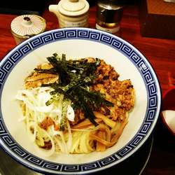 和えそば並盛＋温泉卵