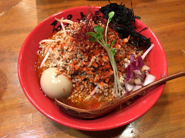 「辛みそらーめん」@濃厚蟹みそラーメン 石黒商店の写真